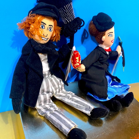 DISNEY STORE NWT 1990’s MARY POPPINS COLLECTIBLE BEAN BAG PLUSH COMPETE SET OF 4 - Picture 3 of 15